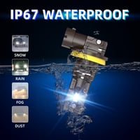 Sinoparcel H11 LED fényszóró izzó 6500K fehér, hibamentes autó lámpa 2db 6