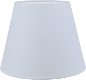 Aba-jour din bumbac Sinta 22 cm pentru lampă de masă și de perete E14/E27, alb