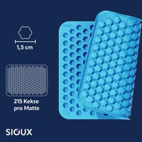 Covoraș de copt biscuiți pentru câini SIOUX, dimensiune mică, formă de floare, 215 bucăți, mov, lavabil în mașina de spălat vase, 1 bucată 5