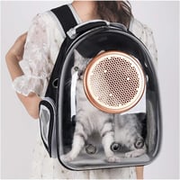 Sipobuy Rucsac Capsulă Spațială Transport Animal de Companie - Geantă Transparentă, Respirabilă pentru Transport Pisici și Cățeluși, pentru Călătorii, Drumeții, până la 5-6 kg 6