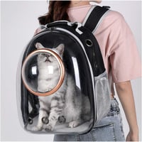 Sipobuy Rucsac Capsulă Spațială Transport Animal de Companie - Geantă Transparentă, Respirabilă pentru Transport Pisici și Cățeluși, pentru Călătorii, Drumeții, până la 5-6 kg 7