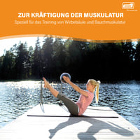 Minge de Pilates SISSEL Soft Ball 26 cm - Minge de gimnastică și Pilates pentru antrenament 5