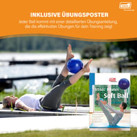 Minge de Pilates SISSEL Soft Ball 26 cm - Minge de gimnastică și Pilates pentru antrenament 6
