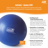 Minge de Pilates SISSEL Soft Ball 26 cm - Minge de gimnastică și Pilates pentru antrenament 3