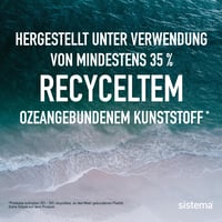 Sistema Bento Box Ocean Bound kutija za ručak od reciklirane plastike s pregradama, 1,25 L, sa spremnikom za jogurt/voće, za djecu i odrasle, tirkizna 2