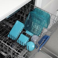 Sistema Bento Box Ocean Bound kutija za ručak od reciklirane plastike s pregradama, 1,25 L, sa spremnikom za jogurt/voće, za djecu i odrasle, tirkizna 7