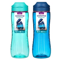 Set de 2 sticle de apă Sistema Hydrate Tritan Swift | 800 ml | Anti-scurgere | Fără BPA | Ocean Blue și Misty Purple 1
