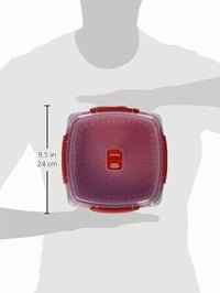Mikrovlnná nádoba na varenie Sistema s vyberateľnou vložkou, 2,4 l, bez BPA, červená 9