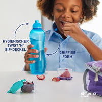 Sistema Twist 'n' Sip Squeeze dječja boca – 620 ml boca za vodu otporna na curenje 4