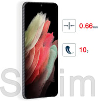 Sisyphy Samsung Galaxy S21 Ultra tok, valódi aramidszálas carbon - fekete 2