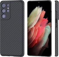 Sisyphy Samsung Galaxy S21 Ultra tok, valódi aramidszálas carbon - fekete 1