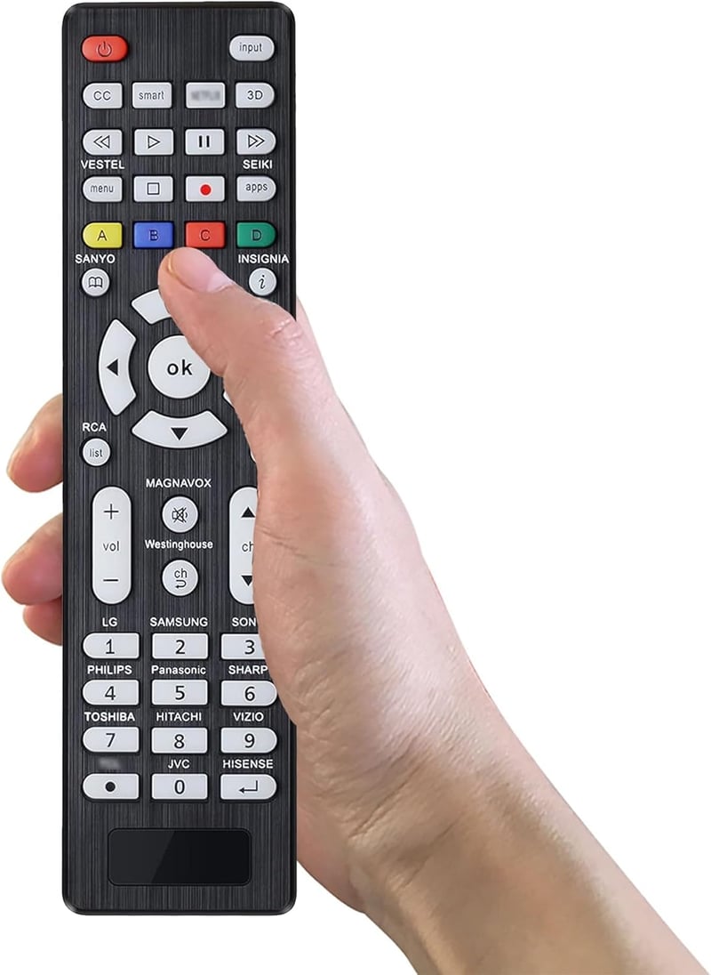 SIUMAL Univerzális Háttérvilágított Távirányító Samsung LG Sony Panasonic Toshiba Philips Hitachi JVC Hisense TV-hez