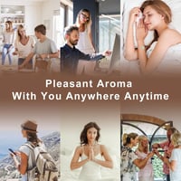 SIXDUTON Állítható Rozsdamentes Acél Életfa Aromaterápia Karkötő Színes Filc Betétekkel 7