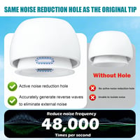 Set de 2 perechi de dopuri din silicon SIXFU pentru AirPods Pro 1 și 2, compatibile, 4 mărimi (XS/S/M/L), cu kit de curățare și cutie de depozitare, cu anulare a zgomotului, alb 5