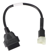 Adaptor de diagnoză SIXTOL Mechanic Cable 17 OBD-II cu 6 pini pentru motociclete Kawasaki – Conector de diagnoză flexibil și durabil 1