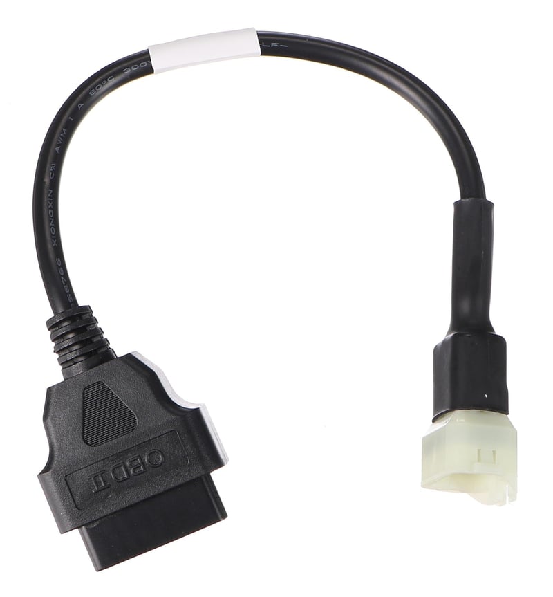 Adaptor de diagnoză SIXTOL Mechanic Cable 17 OBD-II cu 6 pini pentru motociclete Kawasaki – Conector de diagnoză flexibil și durabil