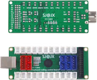 SJ@JX 88 Billentyűs USB Encoder Fejlesztő Billentyűzet DIY LED Arcade Kontroller 3