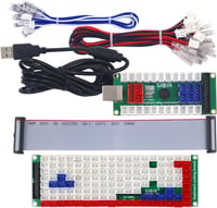 SJ@JX 88 Billentyűs USB Encoder Fejlesztő Billentyűzet DIY LED Arcade Kontroller 1