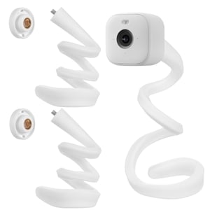 SJDKAKJSA Fleksibilni Twist nosač za Blink Mini/Mini 2/Outdoor 4/XT/XT2/Indoor kameru, bijeli, pakiranje od 2 komada