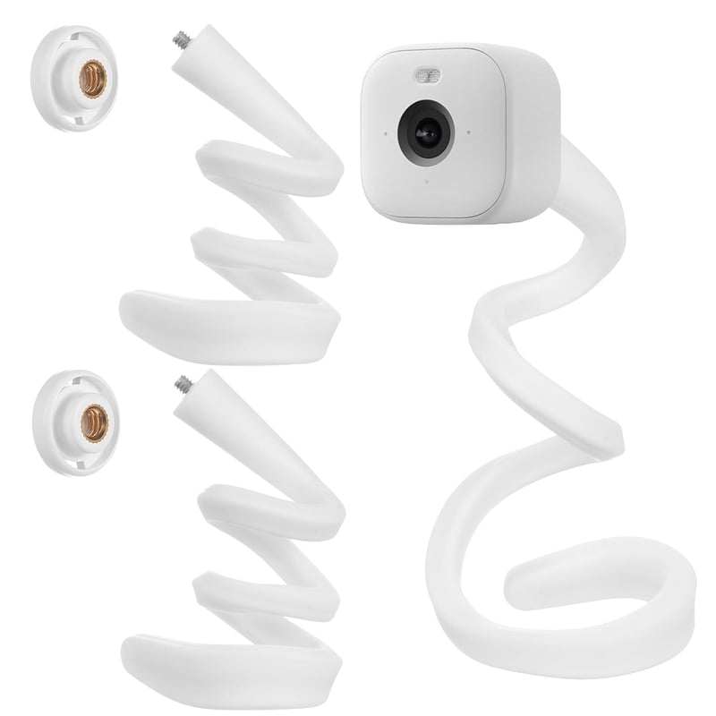 SJDKAKJSA Flexibilný držiak Twist pre kamery Blink Mini/Mini 2/Outdoor 4/XT/XT2/Indoor, biely, balenie 2 ks
