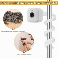 SJDKAKJSA Flexibilný držiak Twist pre kamery Blink Mini/Mini 2/Outdoor 4/XT/XT2/Indoor, biely, balenie 2 ks 3