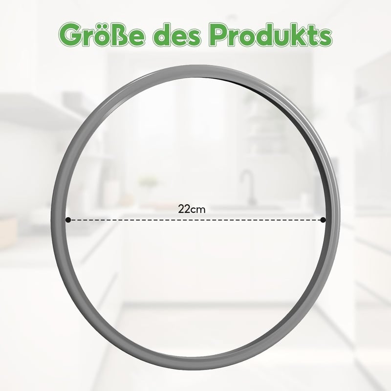 SJDOFU Nyomásfőző tömítőgyűrű 22 cm-es cserealkatrész