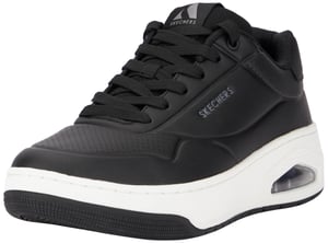 Pantofi sport bărbați Skechers UNO Court - mărimea EU 45, material Duraleather Mesh negru