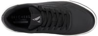 Skechers UNO Court férfi edzőcipő - 45-ös EU méret, fekete Duraleather Mesh anyag 3