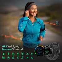 Inteligentné hodinky SKG V9C s GPS, Outdoorový športový fitness náramok, pulzomer, SpO2, monitorovanie kyslíka v krvi, monitor spánku, vodotesnosť IP68, 3-osový kompas, 1,32-palcový displej, Android iOS 2