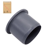 SKIR'CO Koncová krytka na potrubie 50 mm, plastová zátka na rúry, uzáver, tesnenie na odpadové potrubie, 2 ks 2