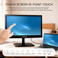 SKitphrati 15,6" érintőképernyős monitor 1080P Full HD 2