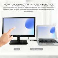 SKitphrati 15,6" érintőképernyős monitor 1080P Full HD 3