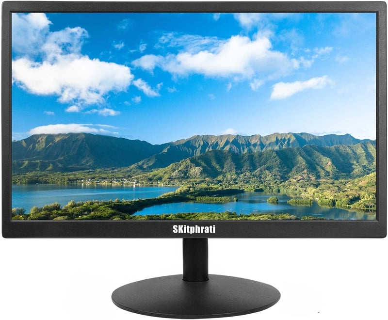 SKitphrati 17 hüvelykes PC monitor 1440x900 HDMI VGA csatlakozóval, 75Hz, 5ms válaszidő