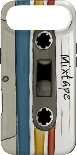 SkizzenMonster iPhone Air maskica s uzorkom retro kazete - vodene boje