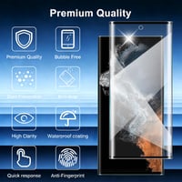 Ochranné tvrdené sklo na displej Samsung Galaxy S22 Ultra - priehľadné - 2 ks 2