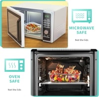 Skroam Üveg Ételtároló Szett fedőkkel, légmentes, BPA-mentes - 10 db 5