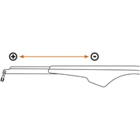 SKS Germany Chainblade 175 mm Kryt reťaze na bicykel čierny – pre prehadzovačku, nastaviteľný profil, nárazuvzdorný plast a hliník 3