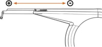 SKS Germany Chainbow kerékpár láncvédő - fekete - 158 mm 3