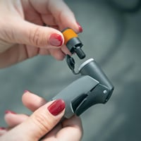 Adaptér na hustilku SKS Germany Clik Tec pre ventily Schwalbe Clik – Nadstavec na cyklistickú pumpu – Čierny 3