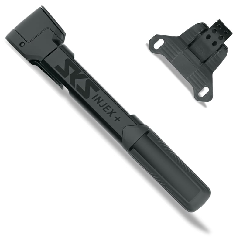 SKS Germany Injex Plus mini pumpa s hlavicou MV-Easy pre ventily AV/SV/DV – Ručná pumpa na bicykel