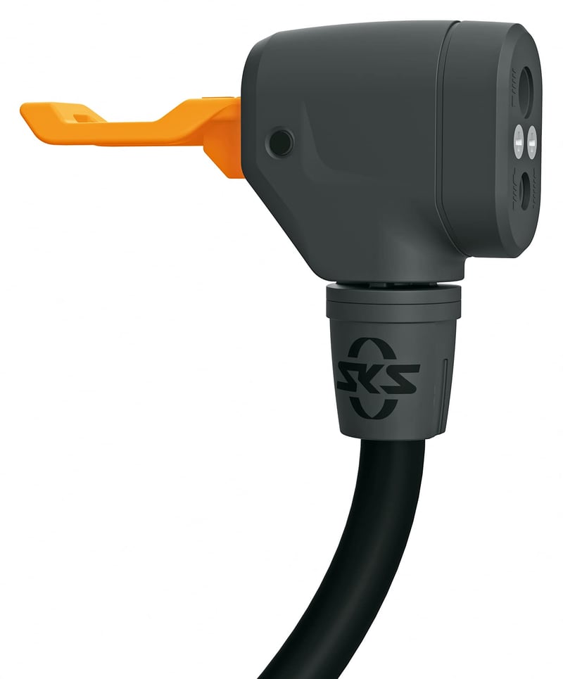 Hlava hustilky SKS Germany MV Easy pre stojanové pumpy SKS, čierna