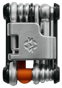 SKS Germany TOM 18 cyklonáradie – 18-funkčné mini náradie, nehrdzavejúca oceľ, 184 g, vrátane puzdra, čierna/strieborná 2
