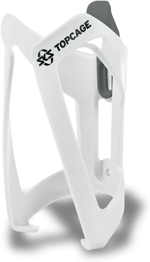 Suport bidon pentru bicicletă SKS Germany TOPCAGE - alb