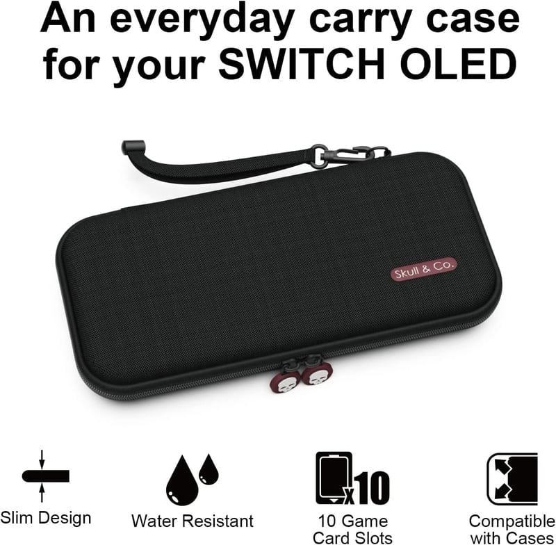 Skull & Co. Every Day Slim Nintendo Switch OLED és Switch hordtáska