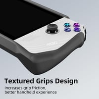 Skull & Co. GripCase Ally ROG Ally védőtok textúrált fogással és állvánnyal - Frosted Clear 4