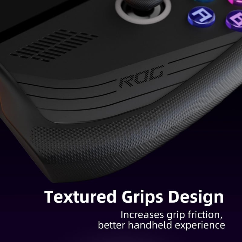 Skull & Co. GripCase Ally ROG Ally X védőtok textúrált fogással fekete - Black