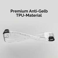 Priehľadný ochranný kryt Skull & Co. GripCase OLED pre Nintendo Switch OLED s vymeniteľnými úchytmi, možnosťou dokovania, pre všetky veľkosti rúk, biely 4