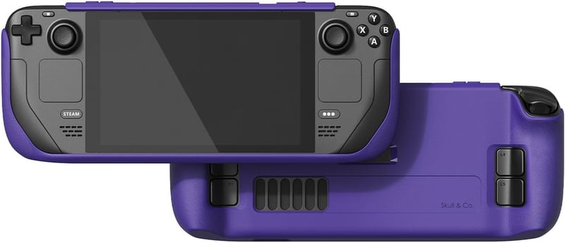 Skull & Co. GripCase SD Steam Deck/OLED védőtok textúrált fogással, állvánnyal, ütésálló - Purple