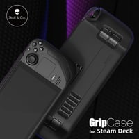 Skull & Co. GripCase SD Steam Deck/OLED védőtok textúrált fogással, állvánnyal, ütésálló - Purple 2