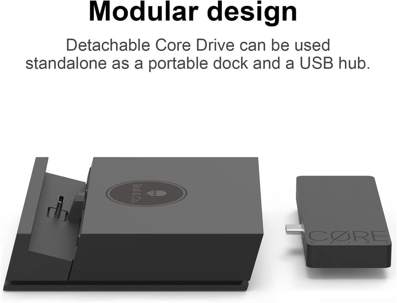 Skull & Co. Jumpgate PRO dokkoló Nintendo Switch OLED-hez, USB hub és HDMI adapter